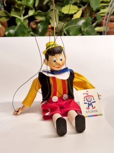Klassische Pirat Marionette, handbemalt und genäht, 20 cm, im Stil des frühen 20. Jahrhunderts Kunden-Foto 1