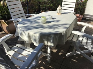 Extra schwere Tischdeckenbeschwerer 8er-Pack – 45g pro Stück, wetterfest für Picknick & Außenbereich Kunden-Foto 1