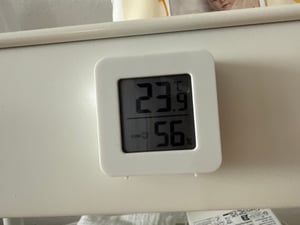 5 Stück Thermometer für Innenräume, Raumthermometer Digital Innen, LCD Intelligentes Hygrometer Kunden-Foto 1