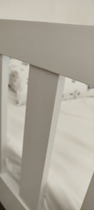 Kinderbed met valbeveiliging en lattenbodem | 90 x 200 cm | Wit | Massief grenenhout Klantenfoto 3