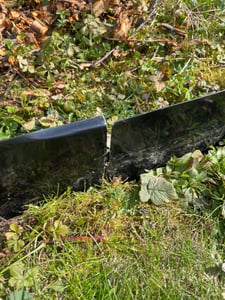 XMTECH 30 m kovové pozinkované ohraničenie záhonov ohraničenie záhonov okraj na kosenie palisáda 30 kusov 100 x 18 cm (dĺžka x výška) okraj trávnika, mreža Fotografia od zákazníka č. 7