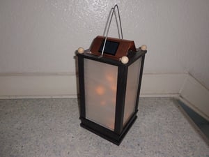 24er LED Lichterkette mit Flammeneffekt warmweiß Batterie Timer Flamme innen und außen Kunden-Foto 1