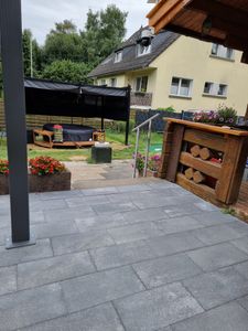 Sekey Balkon Sichtschutz 75×600 cm Terrasse Schutz HDPE Gartenzaun Sichtschutz Windschutz UV-Schutz Kunden-Foto 3