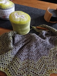 200g Bobbel Wolle 4-fädig Farbverlaufsgarn Fantazie Häkelgarn Strickgarn Kunden-Foto 1