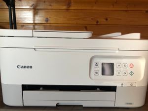 Canon PIXMA TS7451i 3-in-1 WLAN-Farb-Multifunktionssystem, Weiß, Tintenstrahl, Farbdruck, 4800 x 1200 DPI, Farbkopieren, A4, Weiß Kunden-Foto 1