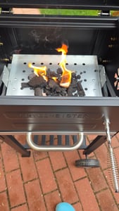 GRILLMEISTER Holzkohle-Komfortgrill Grill Mini »KANSAS« mit Warmhalterost Kunden-Foto 1