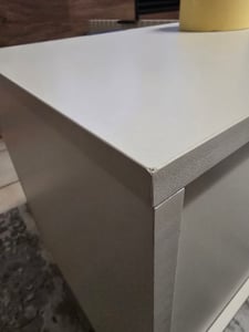 Szafka pod TV 'Nand' z 4 żebrowanymi drzwiami 180 x 35 x 51 cm Kolor piaskowy Zdjęcie produktu od klienta nr 1