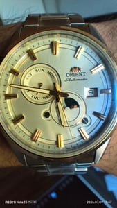 Orient Sun and Moon Stretto Day & Night Limited Edition RA-AK0316L30B Herren Automatikuhr Kunden-Foto 2