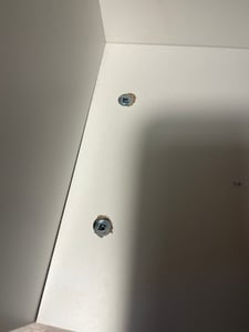 CASARIA® Kommode mit 2 Türen 115,5x60x30cm Holz Modern höhenverstellbarer Einlegeboden Schlafzimmer Büro Flur Mehrzweckschrank Aktenschrank Schrank Eiche Kunden-Foto 2