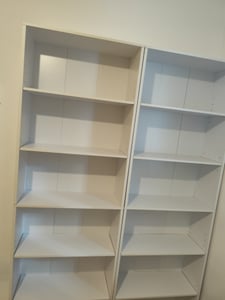 WOLTU Bücherregal Standregal, offenes Design, mit 10 Ablagen auf 5 Ebenen, Weiß Kunden-Foto 1
