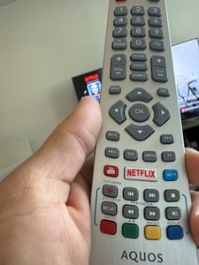 Original Sharp TV Fernbedienung SHW/RMC/0121 für Aquos UHD 4K Smart 3D TV Kunden-Foto 7