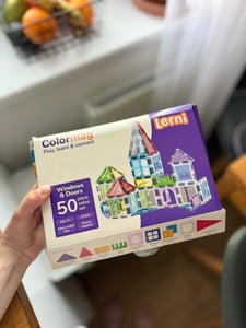 Magnetická stavebnica pre deti Colormag Start Pastel (60 ks) Fotografia od zákazníka č. 2