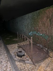 Gartenbrücke DUKONO, mit Geländer Kunden-Foto 4