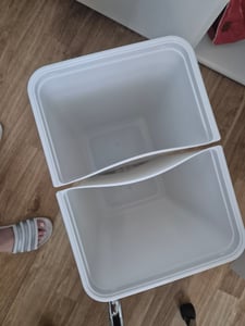 ALPFA Abfalleimer Mülleimer 2x25 L Duo Bin Kunden-Foto 2
