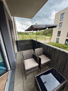 Tappeto privacy in PVC 120 x 800 cm, antracite Foto del cliente 1