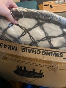 Aga Hängesessel,Hängesitz,Hängeschaukel MR4510DG  Dunkelgrau Kunden-Foto 5