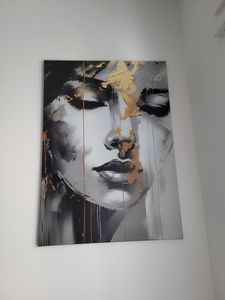 Obraz Do Salonu TWARZ Portret Abstrakcja Dekoracja 3D 80x120cm Zdjęcie produktu od klienta nr 1