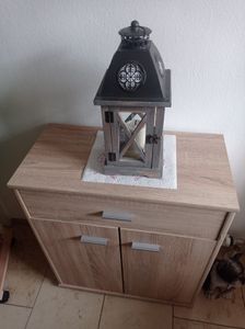 Kommode Sideboard Schrank TOMMY in Sonoma Eiche, Anrichte mit 1 Schublade und 2 Türen Kunden-Foto 1