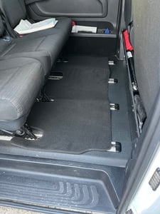 Fußmatten für Mercedes V-Klasse Vito W447 Velours Matten Original Qualität Ziernaht Silber Automatten, Vorne + 1 Sitzreihe Kunden-Foto 2