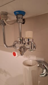 Teka Boiler-Anschlussgarnitur chrom, 1 Stk. Kunden-Foto 1