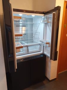 Siemens KF96DPXEA, Freistehend, French door, Grau, Glas, 574 l, SN-T Kunden-Foto 2