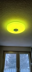 UISEBRT 48W inteligentné RGB stmievateľné LED stropné svietidlo Music Starry Sky stropné svietidlo s Bluetooth diaľkovým ovládaním APP pre spálňu detskú izbu Fotografia od zákazníka č. 3