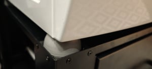 TolleTour Pied pour machine à laver, Socle stable pour machine à laver, Pied pour machine à laver avec tiroir en acier jusqu'à 150kg Blanc Photo du client 2