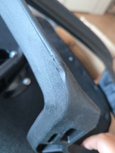 Bürostuhl Schreibtischstuhl Ergonomisch Wippfunktion Drehstuhl Chefsessel mit Mesh Netz Gaming Lordosenstütze Rückenlehne Chair Sitz Schwarz Retoo Kunden-Foto 3
