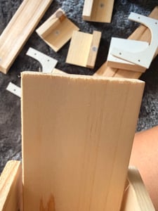 Hamsterkäfig Gino aus Fichtenholz mit Plexiglasfront und Drahtgeflecht 80x40x43 cm Kunden-Foto 5