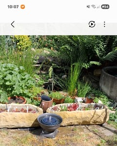 Solar Springbrunnen für Außen, Solar Teichpumpe mit Sprüh Effekten, Garten Wasserspiel - SOLAR FOUNTAIN Kunden-Foto 1