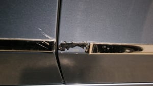 Striscia di protezione per porte laterali per Kia Sportage 2015-2021 cromo 4x Foto del cliente 2