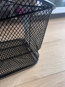 Cesta trasera para bicicleta, de gran capacidad, impermeable, fabricada en metal resistente, ideal para animales pequeños y gatos, con capacidad de carga Foto del cliente 4