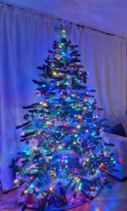 Hoogwaardige kunstkerstboom, Spaanse dennensoort, 220 cm Klantenfoto 19