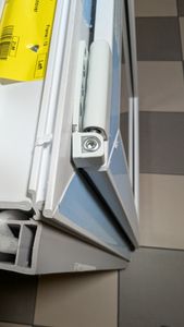 Kellerfenster Kunststoff weiß Dreh-Kipp 75x50cm(BxH) DIN Links 2 -fach Glas Dichtung Schwarz Kunden-Foto 2