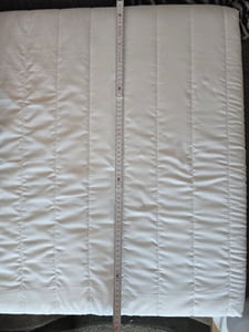 10cm Ergonomischer Matratzentopper 140x200 - Kaltschaum Topper H2/H3 - Matratzenauflage Kunden-Foto 6
