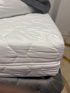 Matratze 80x200 cm orthopädisch 7 Zonen Taschenfederkern H2 H3 ca. 23 cm Höhe atmungsaktiv Bezug waschbar für Allergiker geeignet MEDIC Kunden-Foto 1