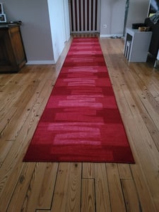 Tapis de passage sur mesure Via Veneto noir 67x300 cm Photo du client 1