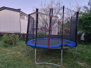AREBOS Trampolin Ersatznetz & Randabdeckung | UV-beständig, wasserabweisend Kunden-Foto 3