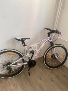 Bergsteiger Kodiak 29 Zoll Mountainbike, geeignet ab 170 cm, Scheibenbremse, Shimano 21 Gang-Schaltung, Vollfederung, Jungen-Fahrrad & Herren-Fahrrad Kunden-Foto 8