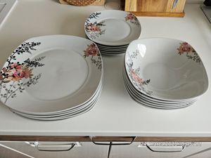 Serwis Obiadowy Zestaw Talerzy Na 6 Osób Komplet Talerzy Azalia 18 El. Zdjęcie produktu od klienta nr 4