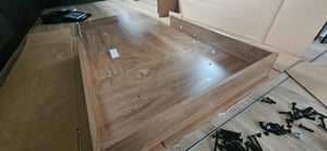 Tribesigns Bartisch, 160 cm hoog, een barmeubel met voetsteun van metaal, rechthoekige eettafel op barhoogte voor de keuken, industriële homebar Klantenfoto 7