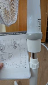 Syntrox Germany 3in1 Standventilator 44W 3 Stufen oszillierend weiß Kunden-Foto 1