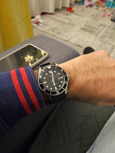 Casio Uhr MDV-107-1A2VEF Herren Taucheruhr Schwarz Blau Kunden-Foto 1