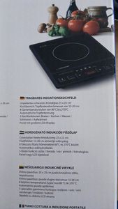 Induktionsherd Esperanza Krakatau Ekh011 2000W 1 Platte 5 Funktionen Timer Kunden-Foto 2
