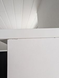 Akord Scaffale In Rovere Sonoma Bianco 80X35X180 Cm Foto del cliente 2