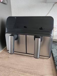 ProfiCook PC-FR 1287 H, Teplovzdušná fritéza, 8 L, 50 °C, 200 °C, Dvojitý, Čierna, Nerezová oceľ Fotografia od zákazníka č. 1