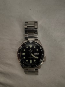 SEIKO Herrenuhr 5 Sports SRPD63K1 grünes Zifferblatt 10bar Edelstahl 43mm Durchmesser Cal.4R36 Kunden-Foto 1