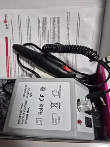 Yakimz Elektrische Nagelfräser Maniküre Pediküre Fräser Feile Set Nailart Profi Fräser Schleifsteine Diamantschleifer Nagelfeile Fußpflegegerät Weiß Kunden-Foto 1