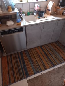 Läufer-Teppich Calama Umlaufend gekettelt Getuftet 80x200 cm Kunden-Foto 1