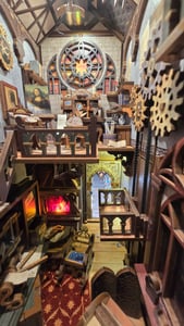 3D puzzle, knižný výklenok Leonardo Da Vinci, drevo, Tonecheer, 387 dielov Fotografia od zákazníka č. 1